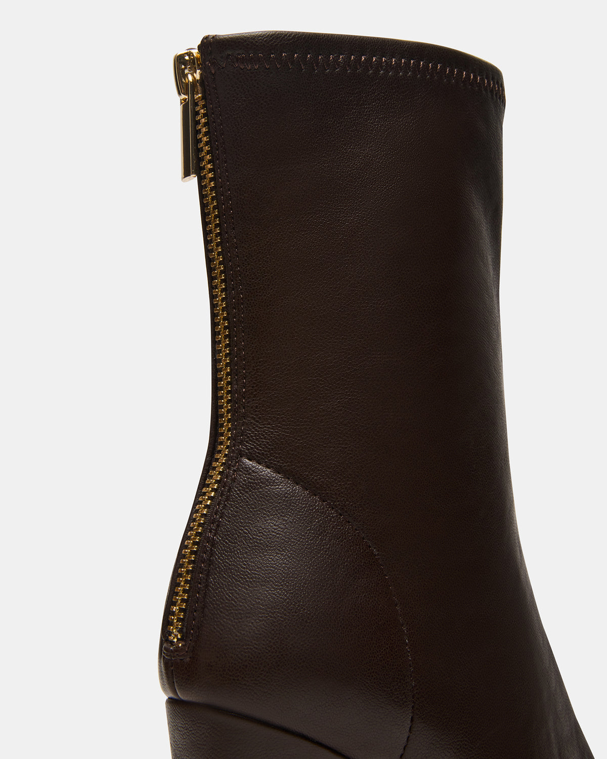KHELAN Brown Square-Toe Heeled Women's Ankle Boot | Steve Madden for Sale