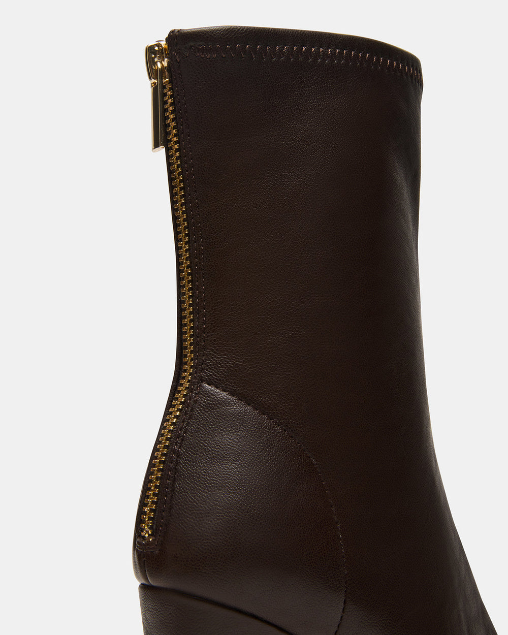 KHELAN Brown Square-Toe Heeled Women's Ankle Boot | Steve Madden for Sale