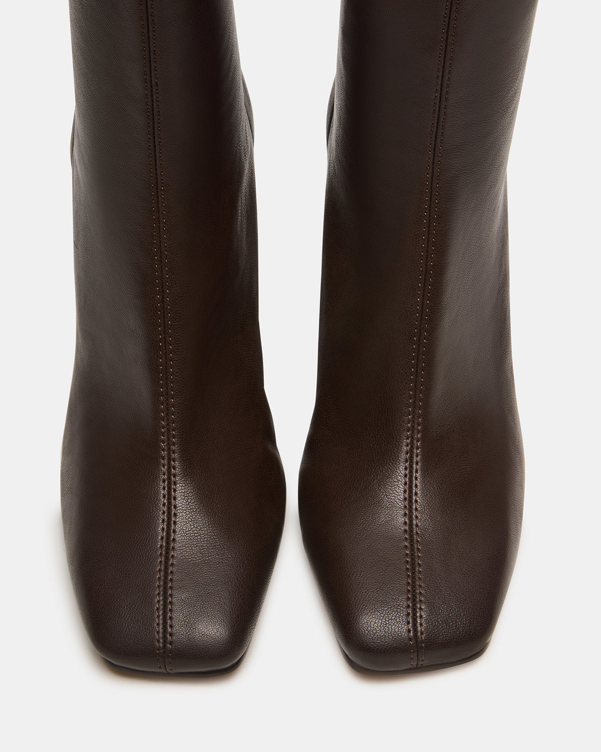 KHELAN Brown Square-Toe Heeled Women's Ankle Boot | Steve Madden for Sale