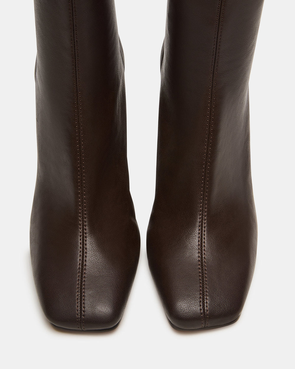 KHELAN Brown Square-Toe Heeled Women's Ankle Boot | Steve Madden for Sale