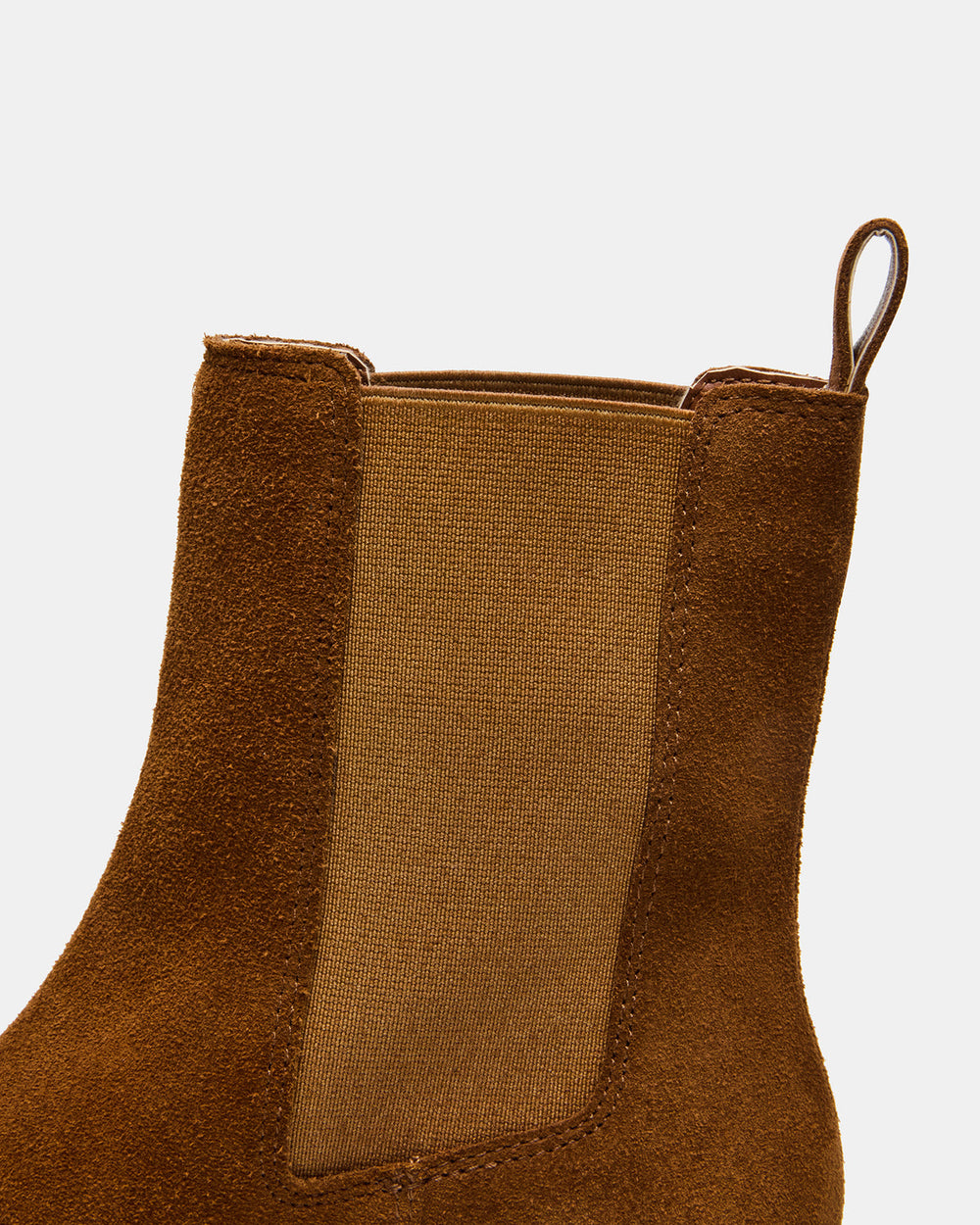 KAPLAN Camel Suede Chelsea Block Heel Women's Ankle Boot | Steve Madden online