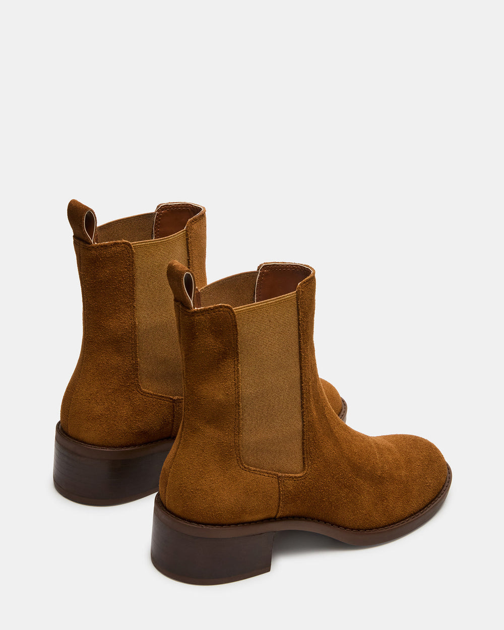 KAPLAN Camel Suede Chelsea Block Heel Women's Ankle Boot | Steve Madden online