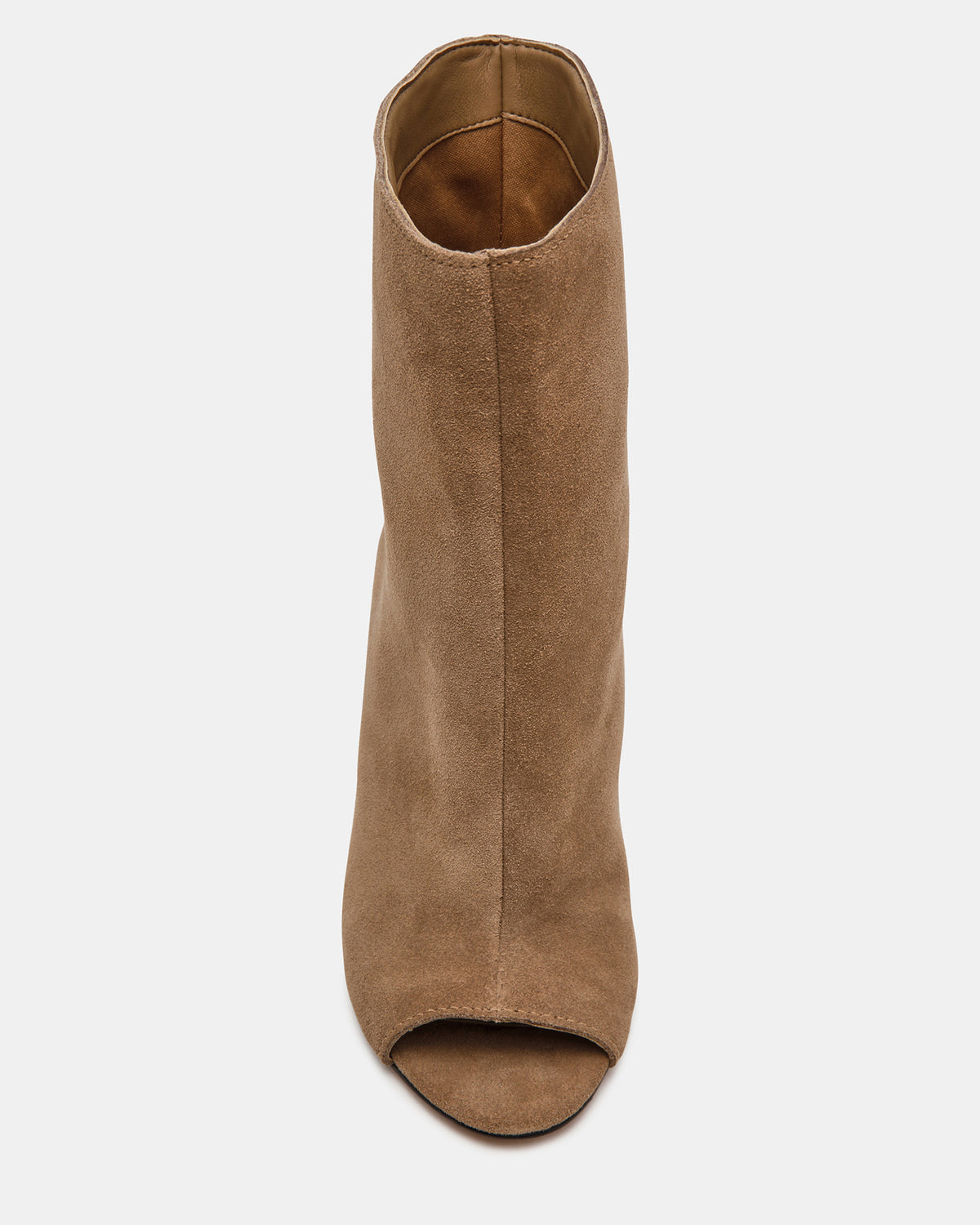 RYLIX Taupe Suede Wedge Peep-Toe Women's Ankle Boot | Steve Madden Sale