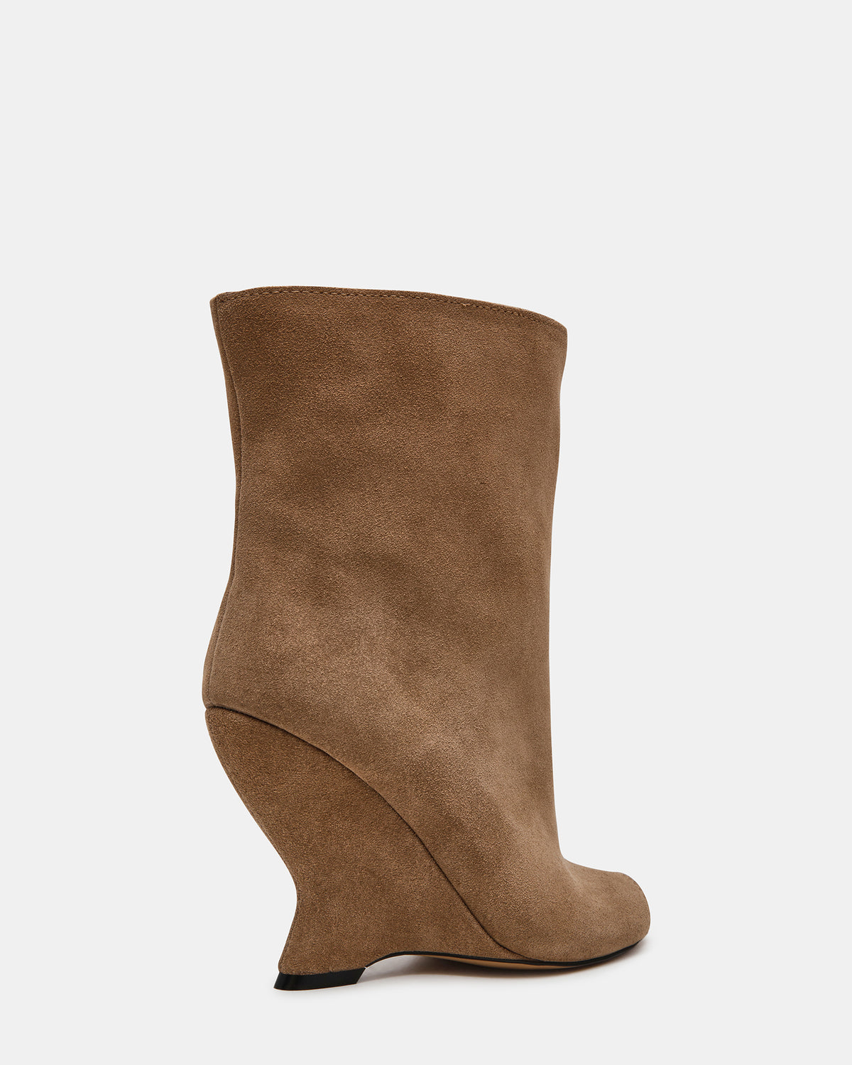 RYLIX Taupe Suede Wedge Peep-Toe Women's Ankle Boot | Steve Madden Sale