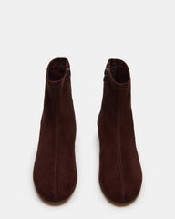 FINCH Brown Round Toe Women's Ankle Boot | Steve Madden US