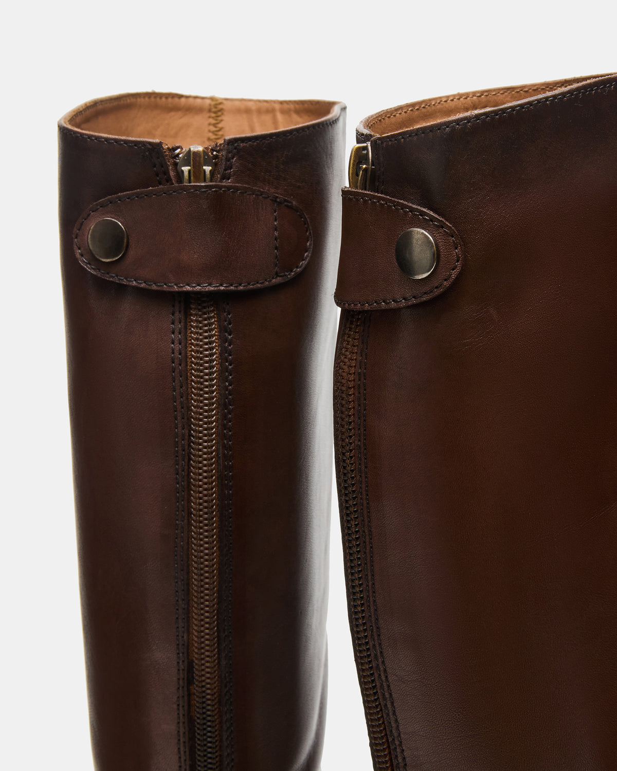 BEREN Brown Leather Knee-High Women's Riding Boot | Steve Madden near me