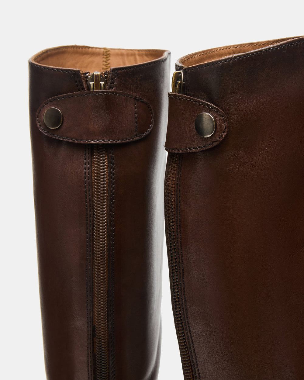 BEREN Brown Leather Knee-High Women's Riding Boot | Steve Madden near me
