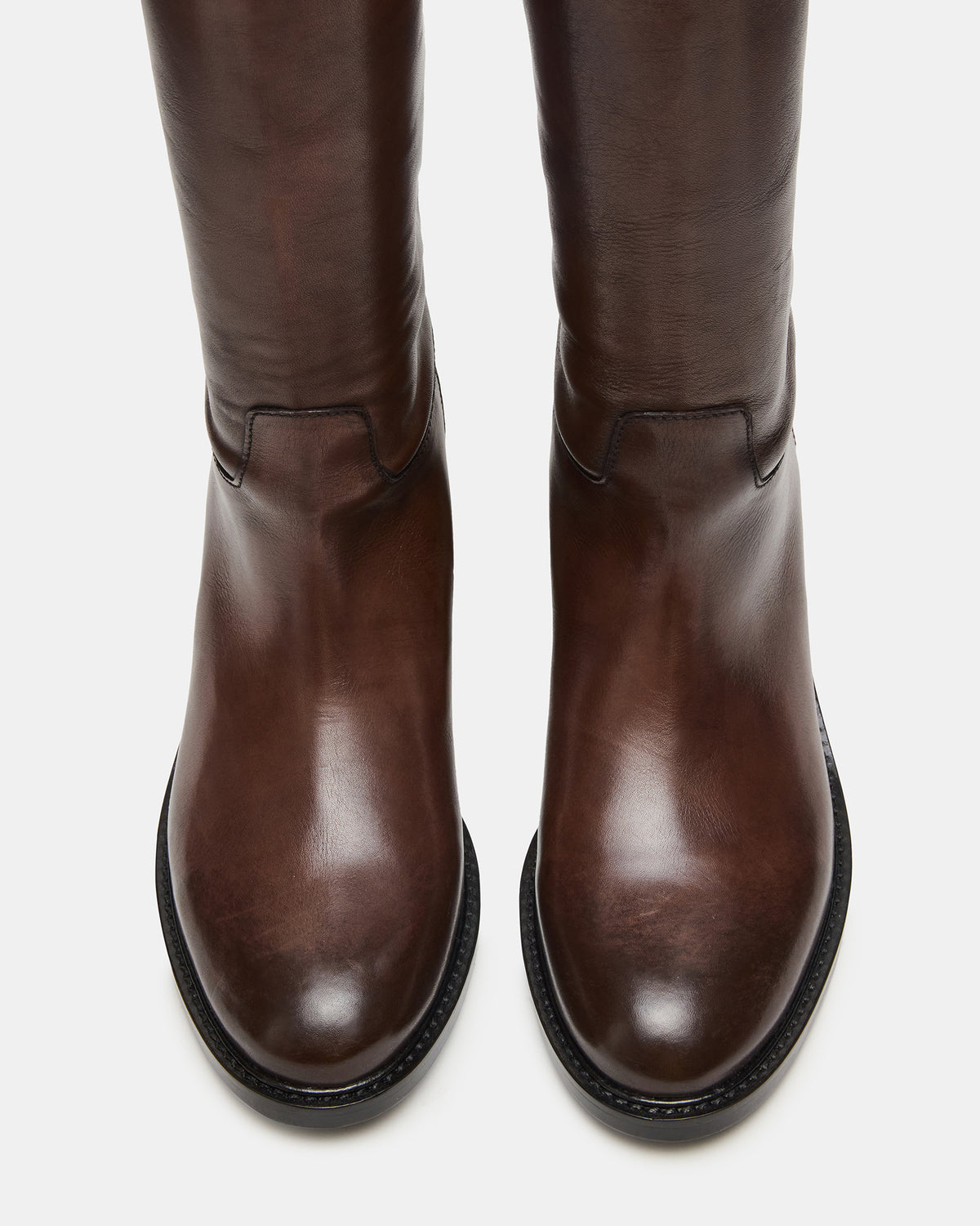 BEREN Brown Leather Knee-High Women's Riding Boot | Steve Madden near me