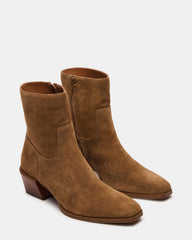 DANEY Taupe Suede Square-Toe Women's Ankle Boot | Steve Madden online