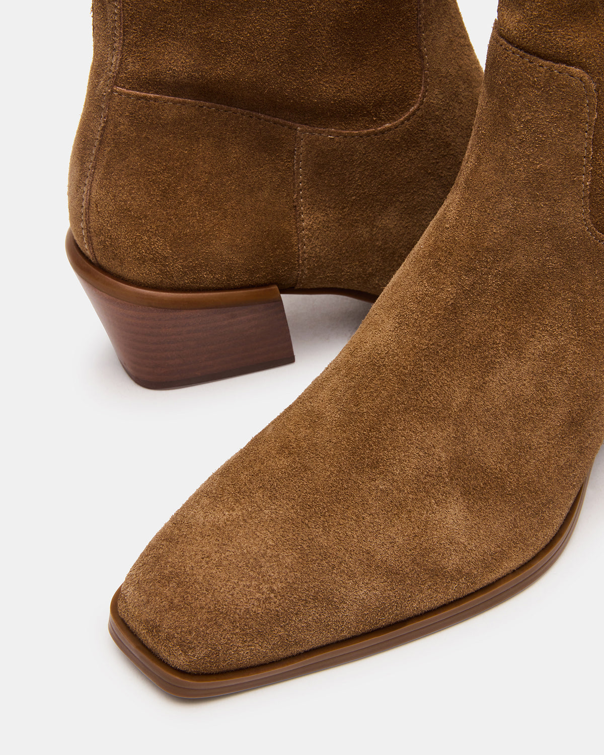 DANEY Taupe Suede Square-Toe Women's Ankle Boot | Steve Madden online