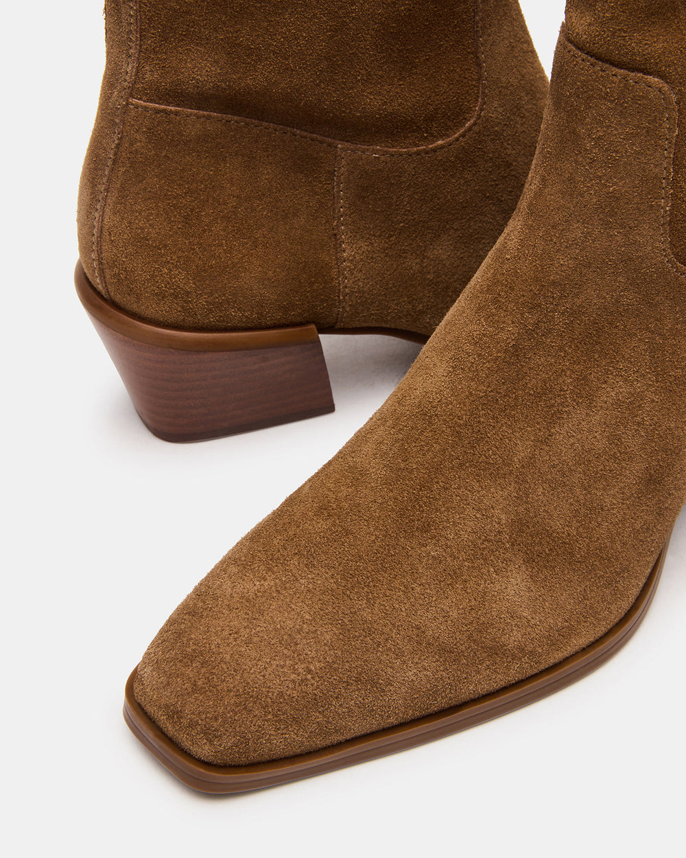 DANEY Taupe Suede Square-Toe Women's Ankle Boot | Steve Madden online
