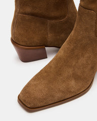 DANEY Taupe Suede Square-Toe Women's Ankle Boot | Steve Madden online