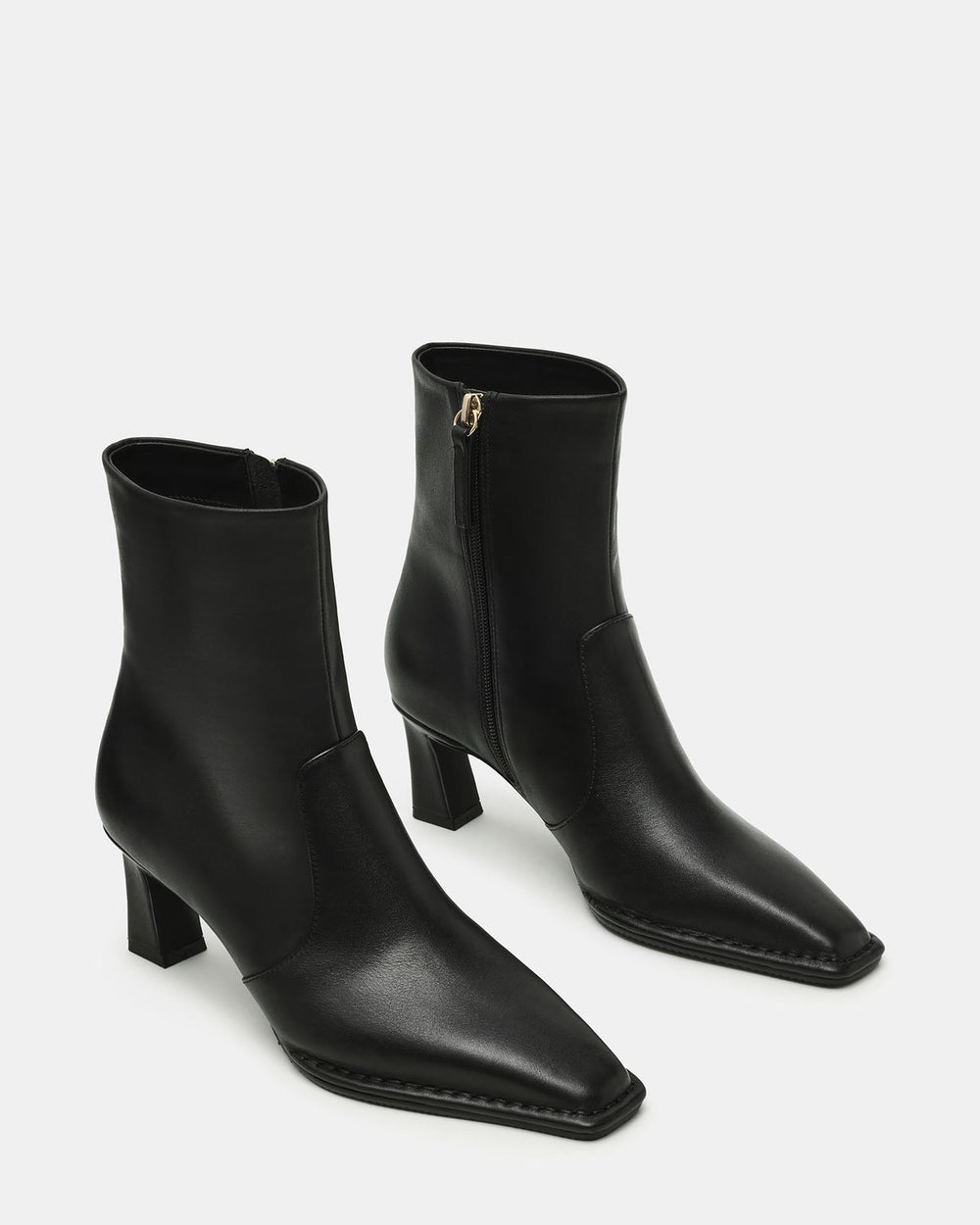FARE Black Leather Square Toe Women's Ankle Boot | Steve Madden near me