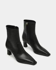 FARE Black Leather Square Toe Women's Ankle Boot | Steve Madden near me