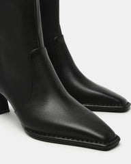 FARE Black Leather Square Toe Women's Ankle Boot | Steve Madden near me