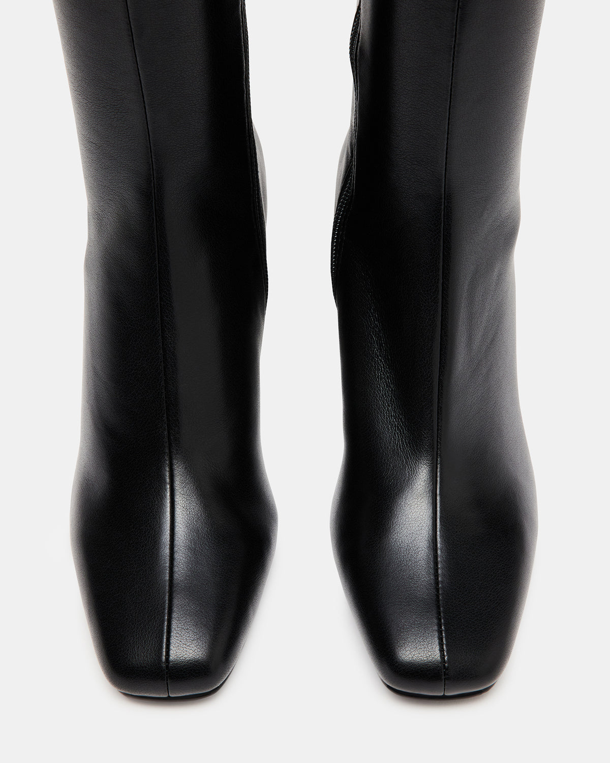HOLLY Black Women's Knee-High Square-Toe Boot | Steve Madden Sale