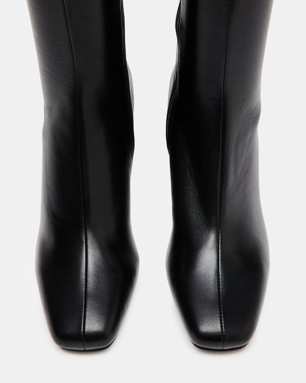 HOLLY Black Women's Knee-High Square-Toe Boot | Steve Madden Sale
