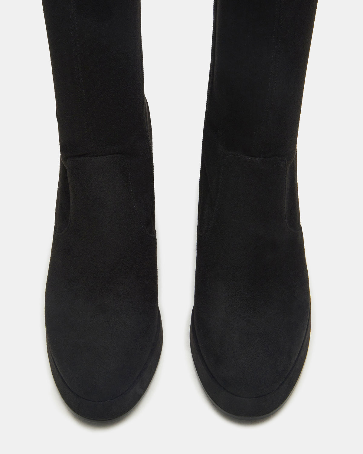 TWAIN Black Knee-High Block Heel Women's Boot | Steve Madden near me
