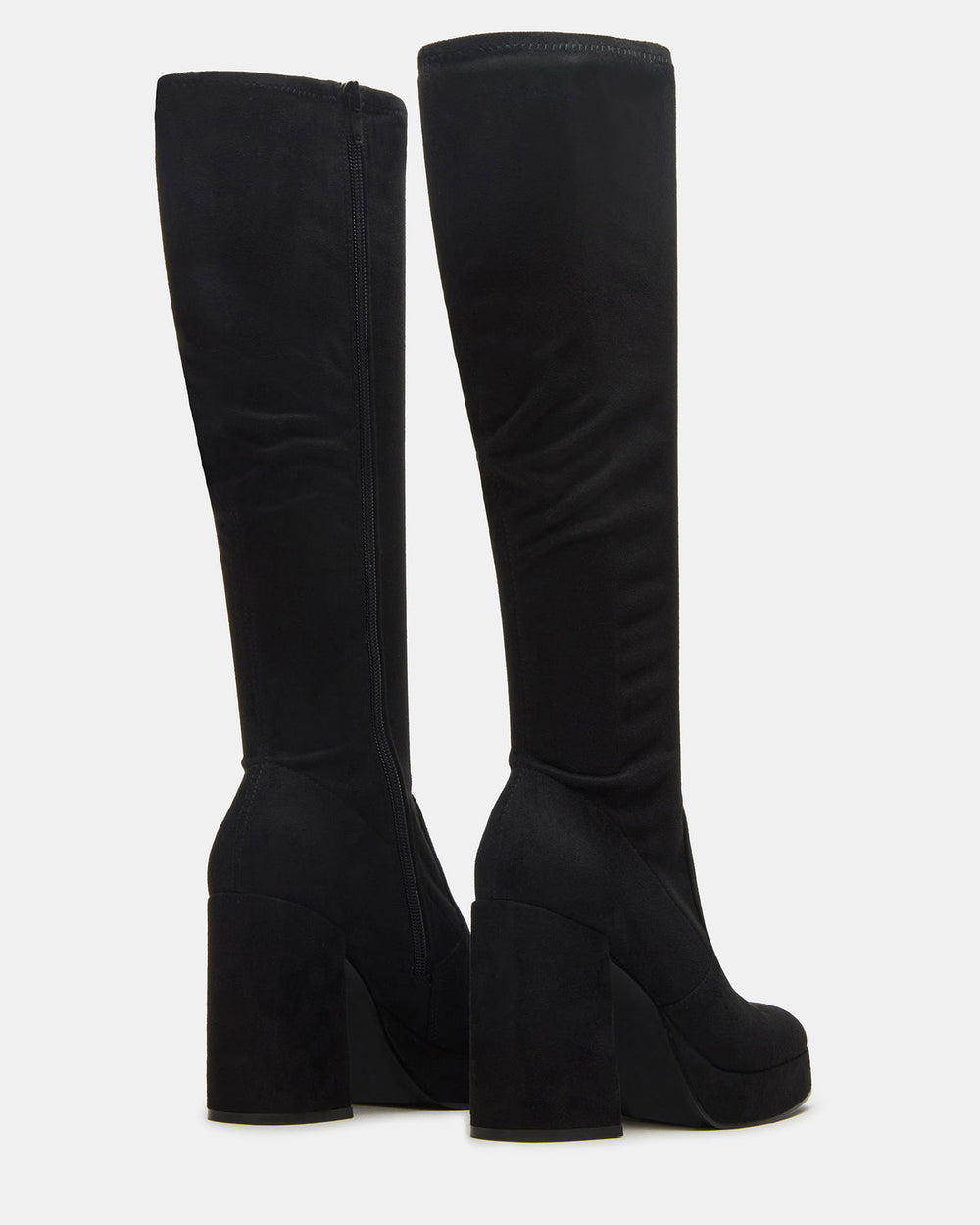 TWAIN Black Knee-High Block Heel Women's Boot | Steve Madden near me
