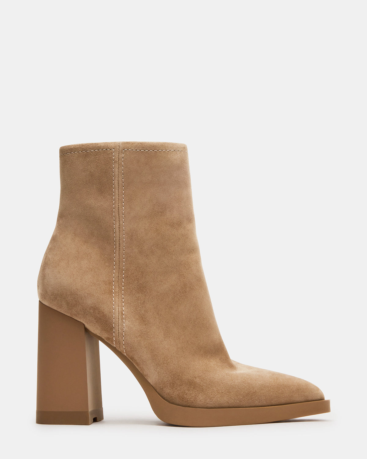 HARDEN Sand Suede Women's Pointed-Toe Ankle Boot | Steve Madden near me