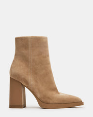 HARDEN Sand Suede Women's Pointed-Toe Ankle Boot | Steve Madden near me