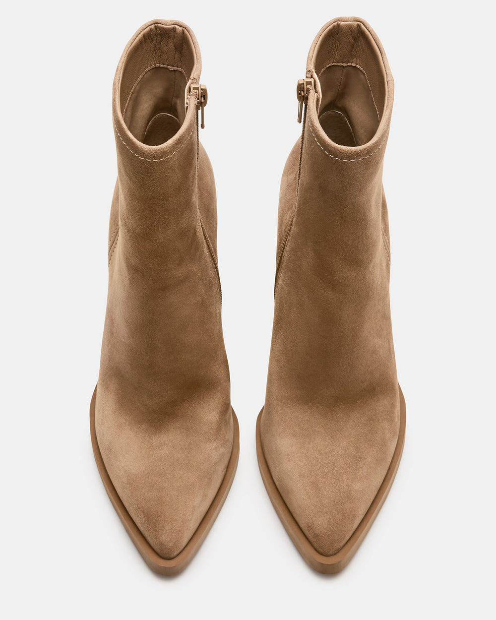 HARDEN Sand Suede Women's Pointed-Toe Ankle Boot | Steve Madden near me