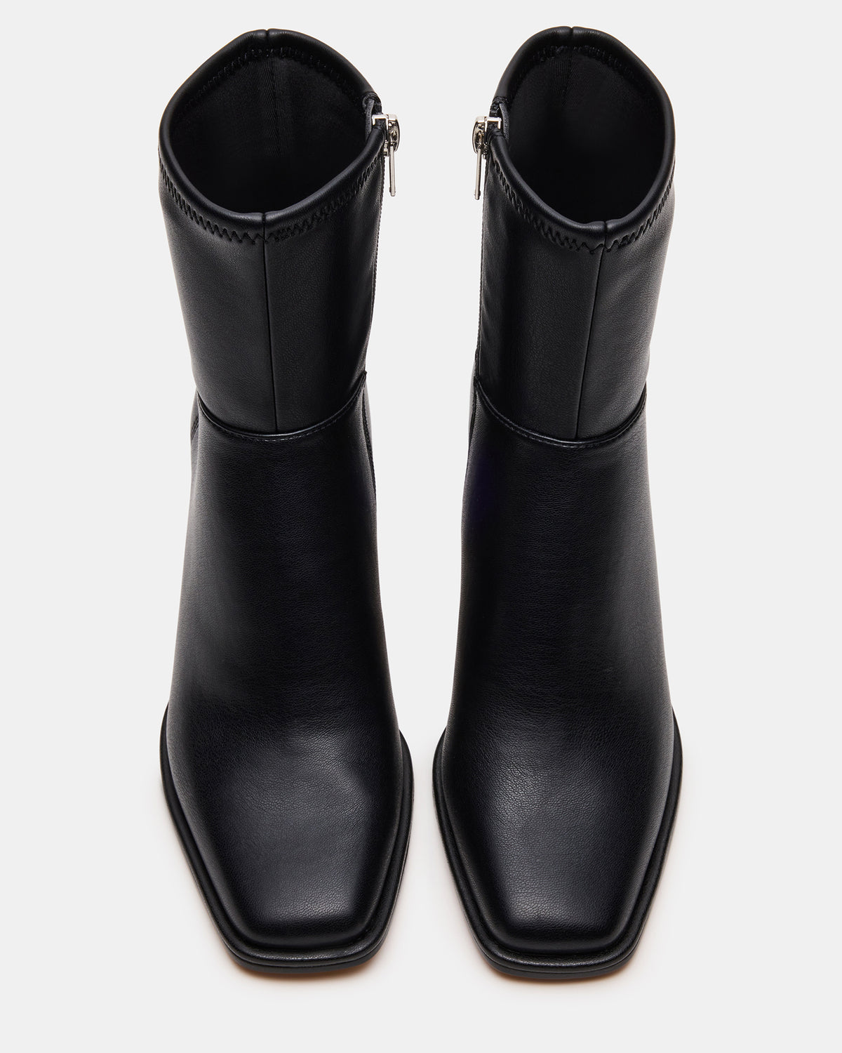 HARP Black Square-Toe Block Heel Women's Ankle Boot | Steve Madden online