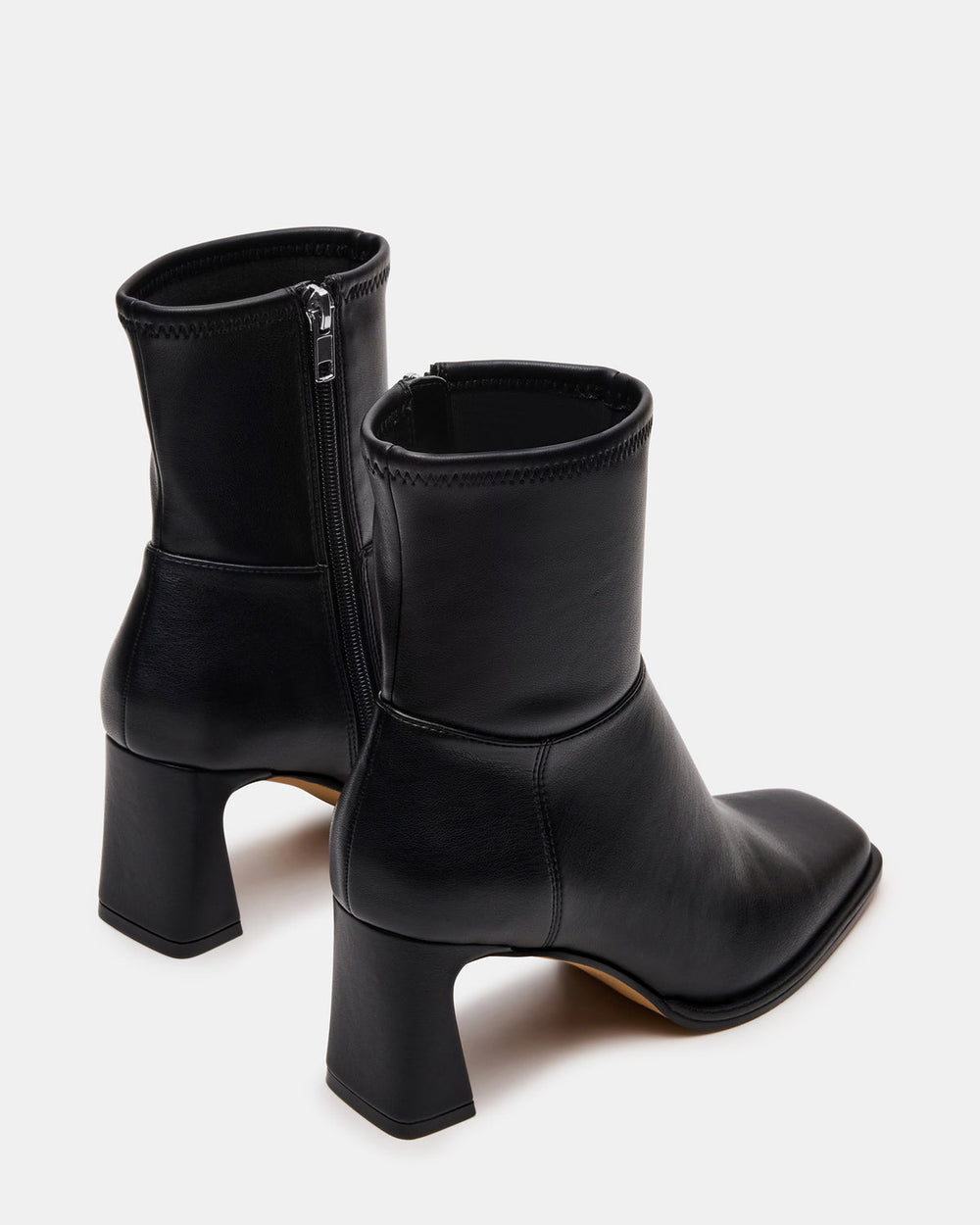 HARP Black Square-Toe Block Heel Women's Ankle Boot | Steve Madden online