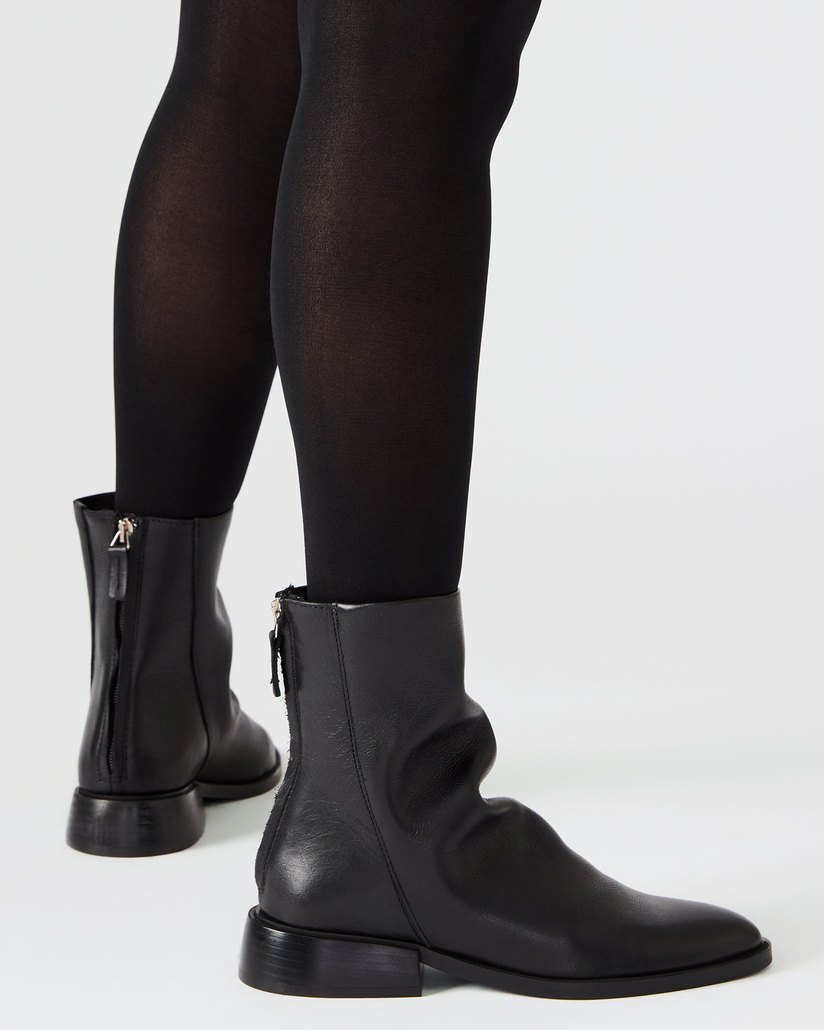 NEXIE Black Leather Women's Pointed-Toe Ankle Boot | Steve Madden near me