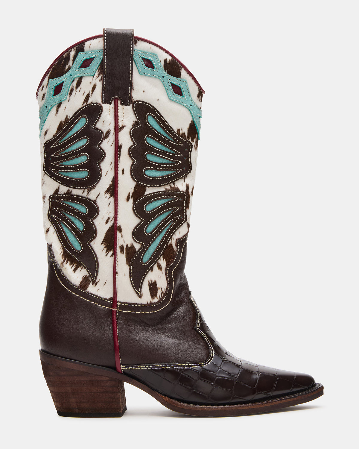 ARROYO Blue Multi Western Pointed-Toe Wome's Boot | Steve Madden near me