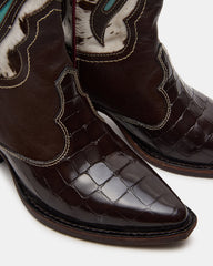 ARROYO Blue Multi Western Pointed-Toe Wome's Boot | Steve Madden near me