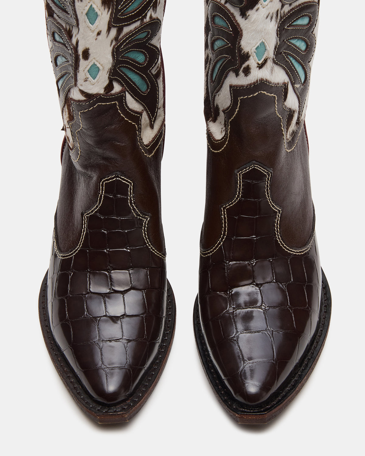 ARROYO Blue Multi Western Pointed-Toe Wome's Boot | Steve Madden near me