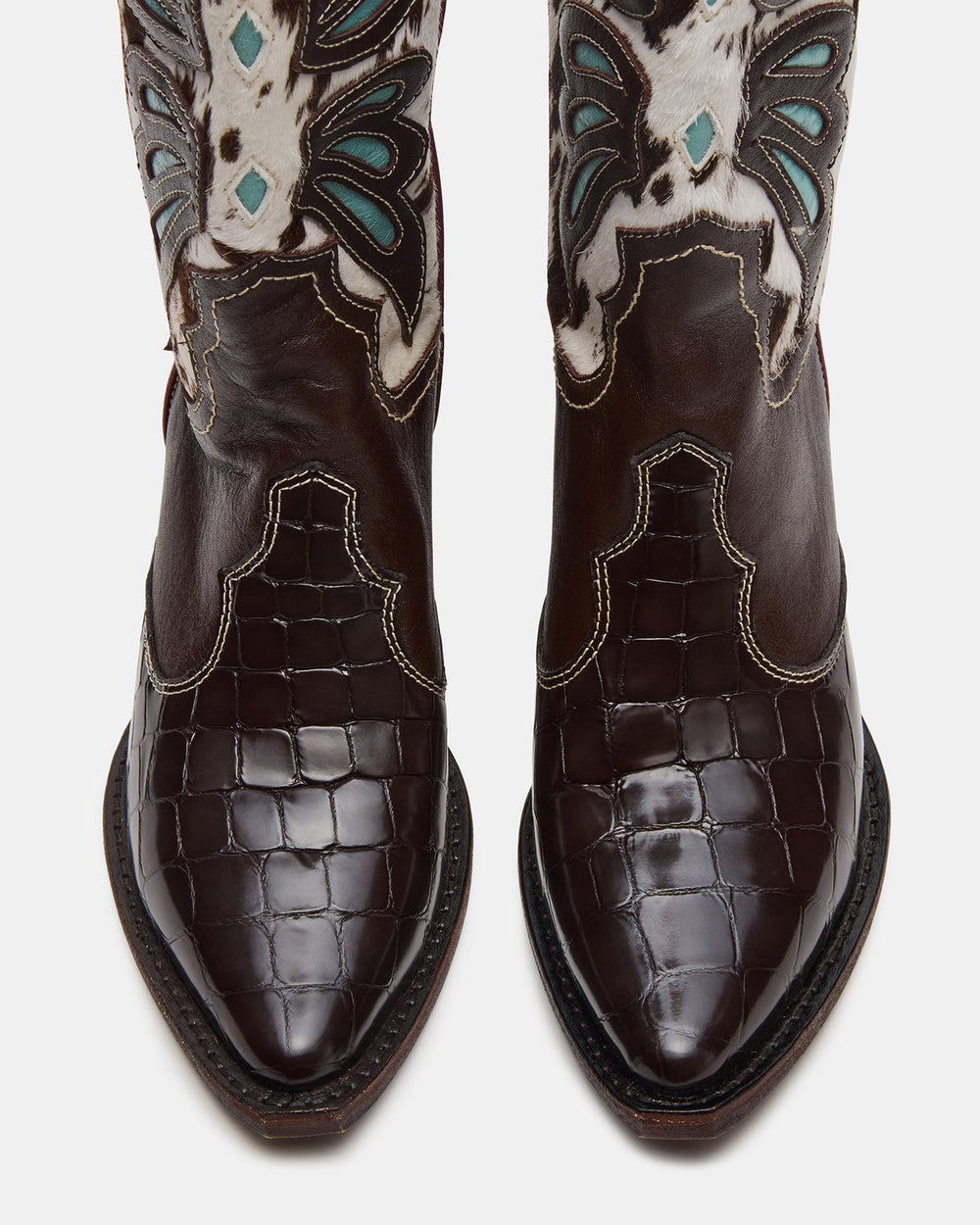 ARROYO Blue Multi Western Pointed-Toe Wome's Boot | Steve Madden near me