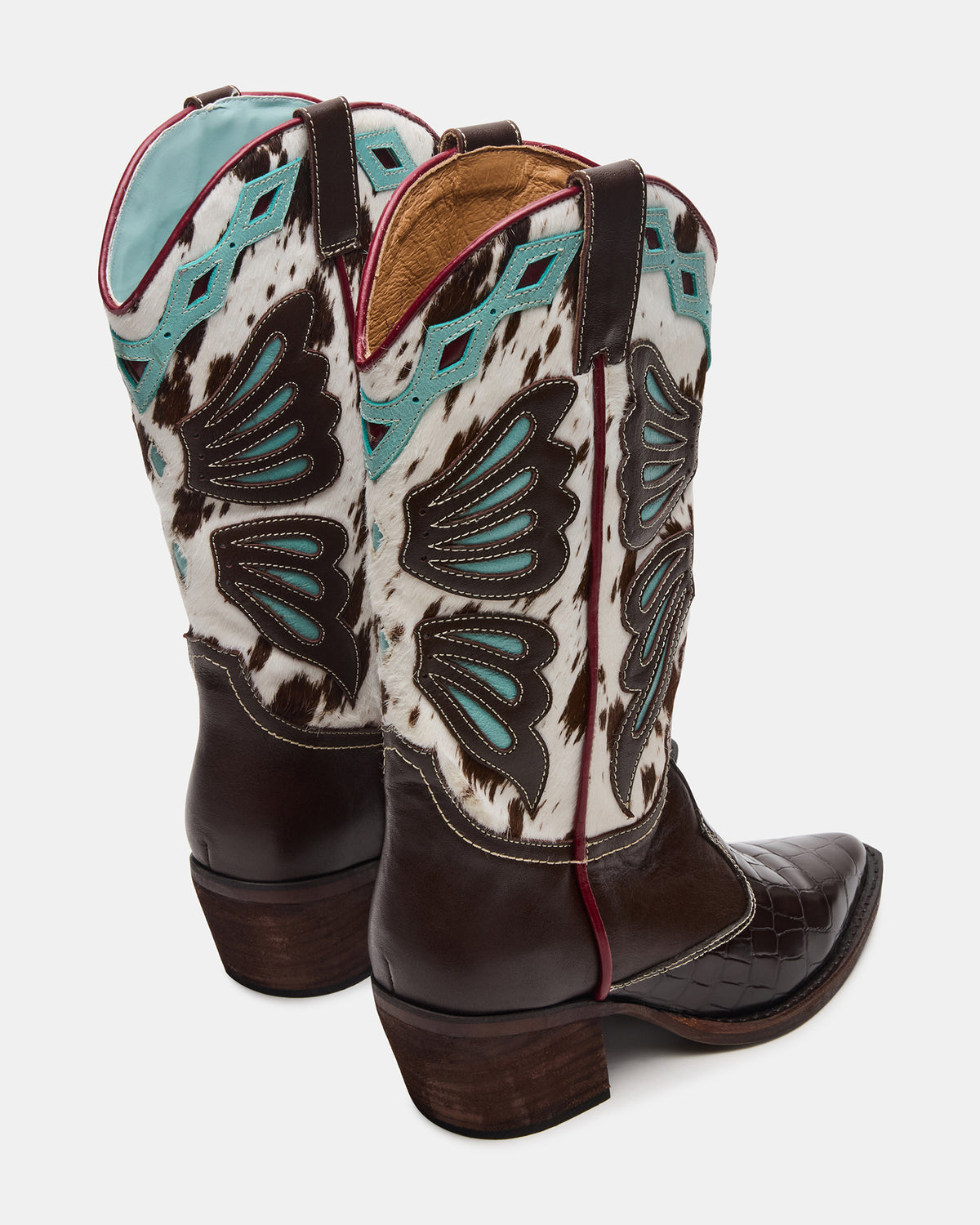 ARROYO Blue Multi Western Pointed-Toe Wome's Boot | Steve Madden near me