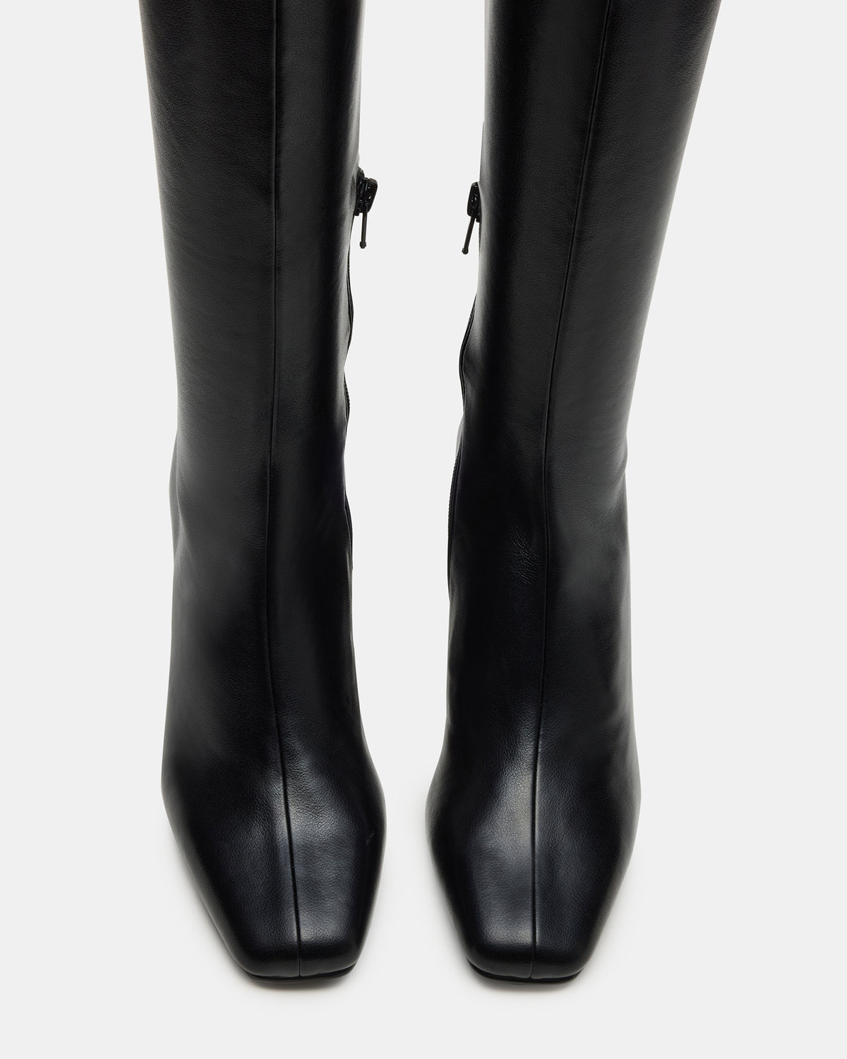 HOLLY Black Wide Calf Women's Knee-High Square-Toe Boot | Steve Madden online