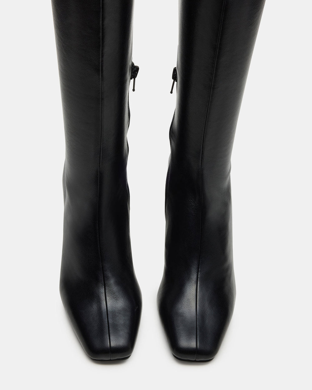 HOLLY Black Wide Calf Women's Knee-High Square-Toe Boot | Steve Madden online