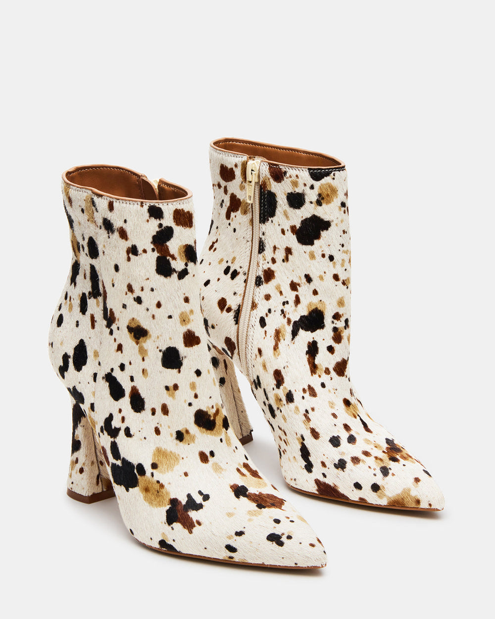 BOLERO Tan Multi Pointed-Toe Heeled Women's Ankle Boot | Steve Madden on Sale
