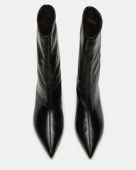 LYTTON Black Patent Pointed-Toe Kitten Heel Women's Ankle Boot | Steve Madden online