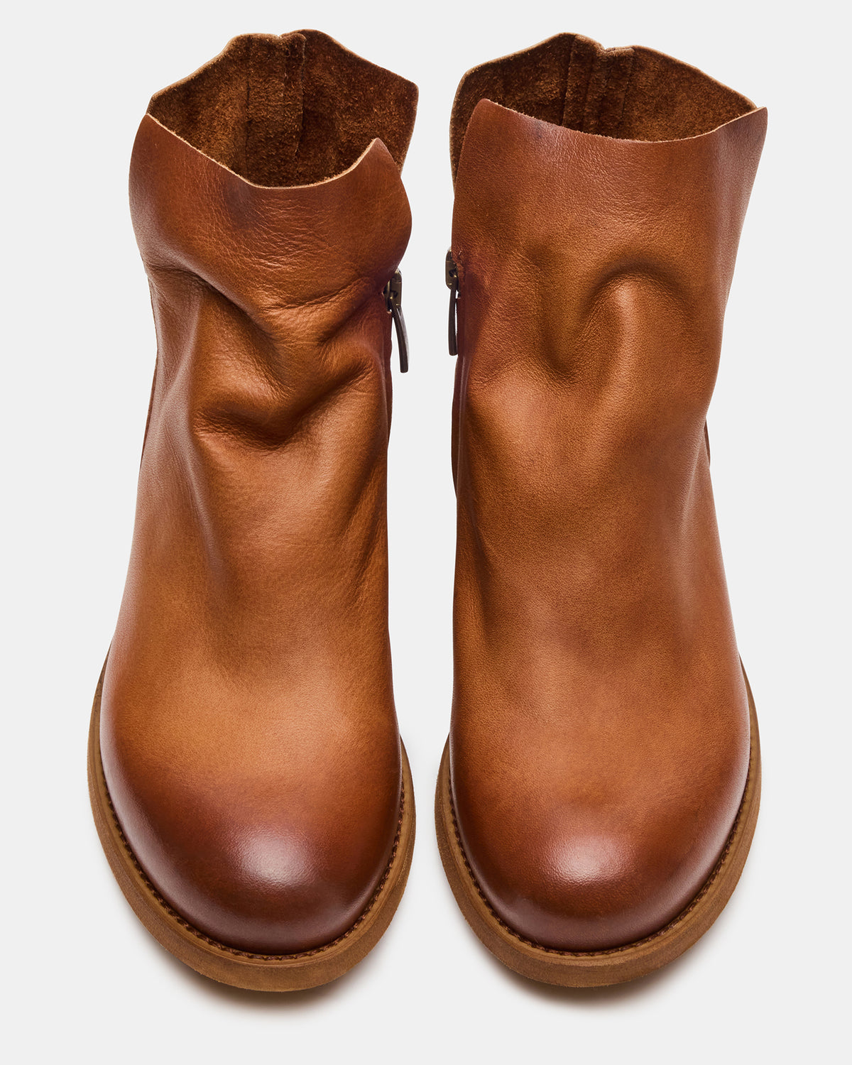 HUGHIE Tan Leather Women's Ankle Boot | Steve Madden near me