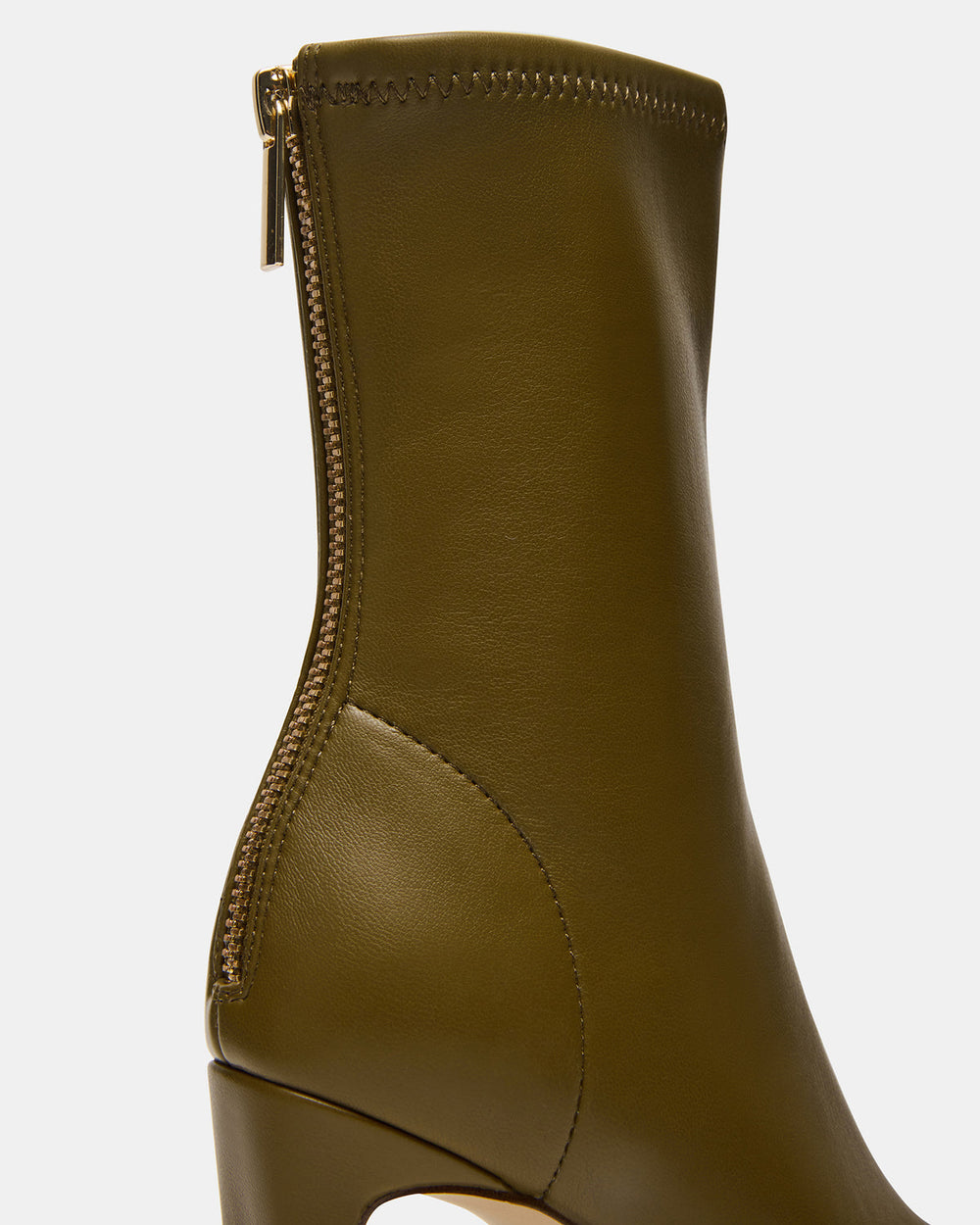 KHELAN Olive Square-Toe Heeled Women's Ankle Boot | Steve Madden for Sale