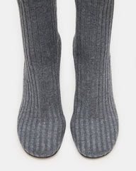 LORENZA Knit Grey Women's Ankle Boot | Steve Madden discount