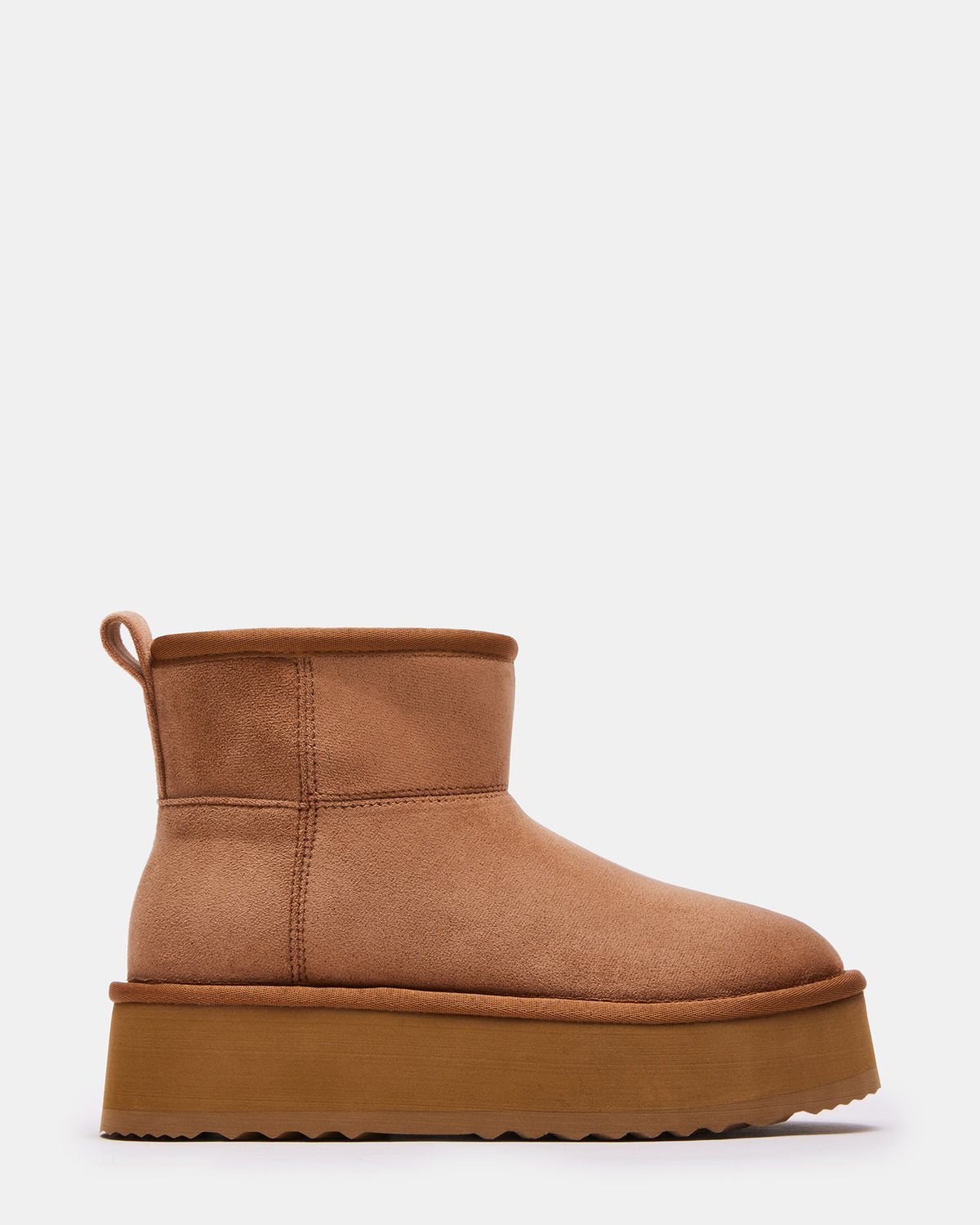 CRUE Chestnut Faux Fur Lined Bootie | Women's Booties | Steve Madden discount