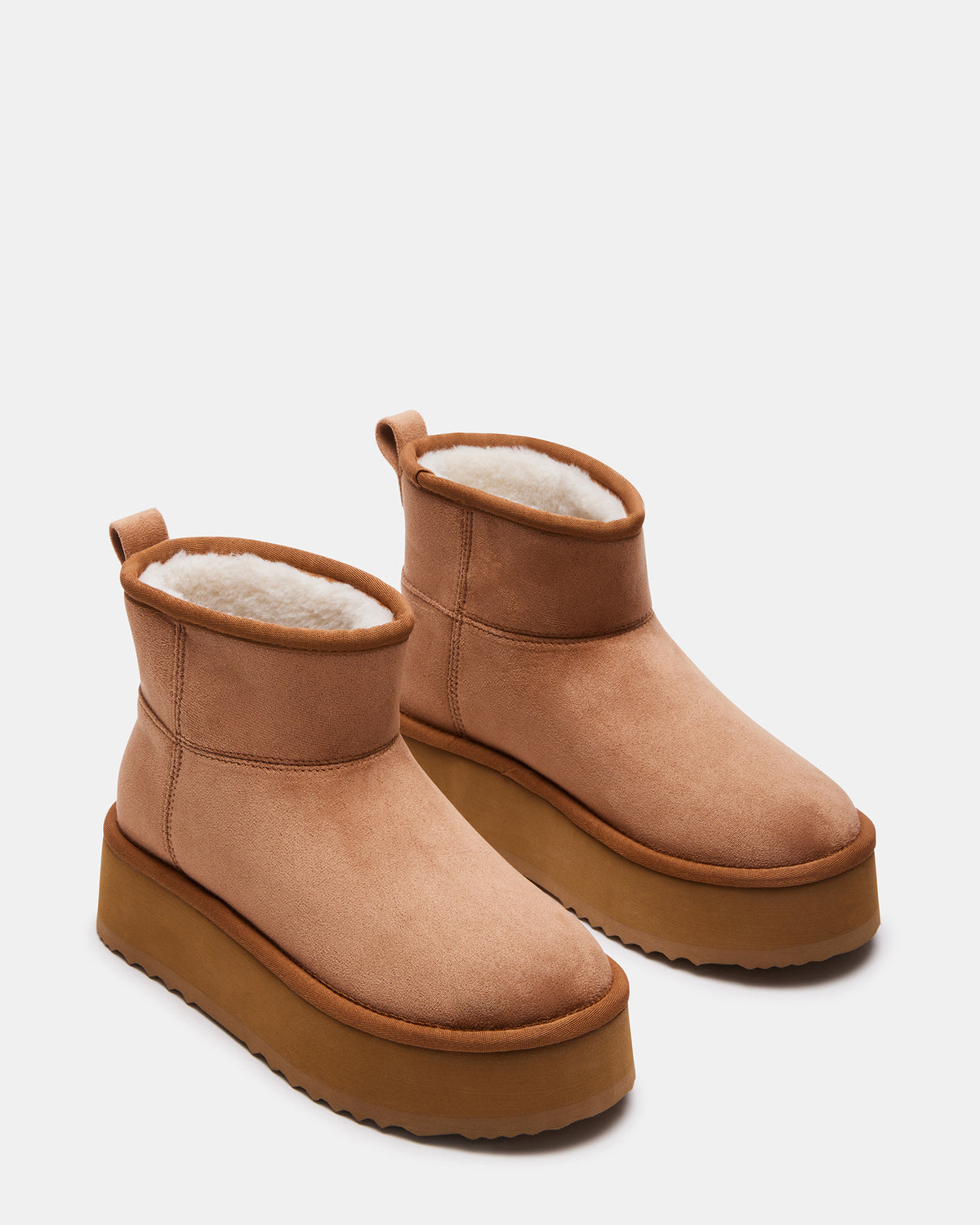 CRUE Chestnut Faux Fur Lined Bootie | Women's Booties | Steve Madden discount