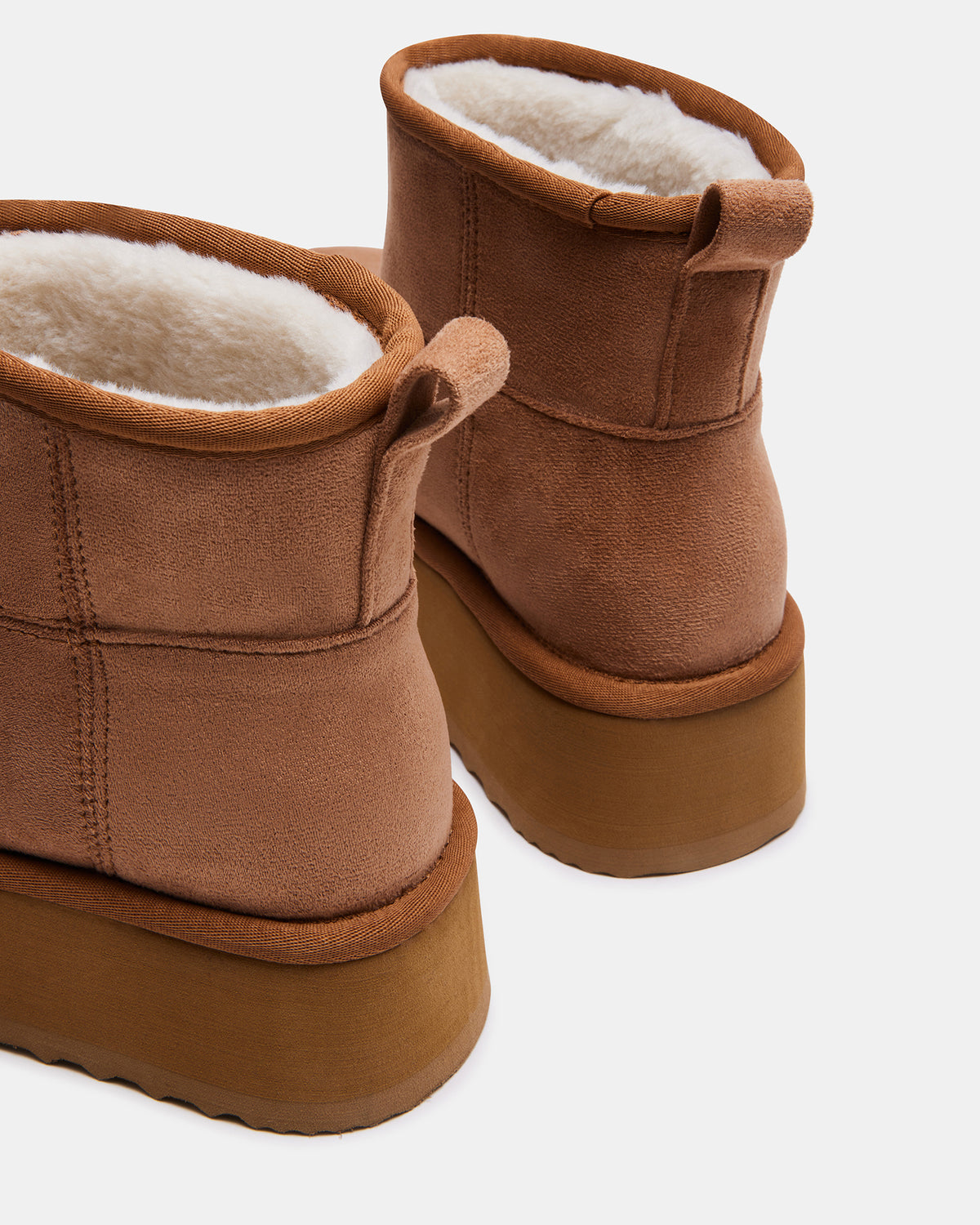 CRUE Chestnut Faux Fur Lined Bootie | Women's Booties | Steve Madden discount