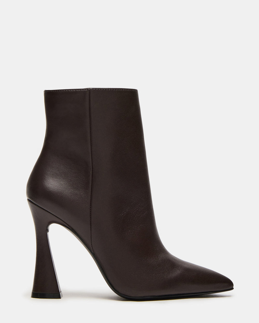 BOLERO Brown Leather Pointed-Toe Heeled Women's Ankle Boot | Steve Madden near me