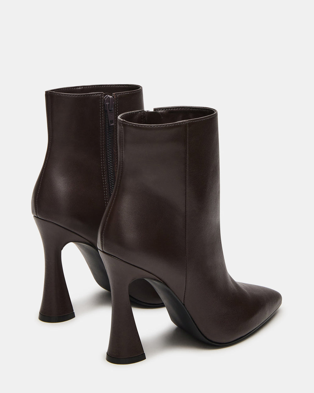 BOLERO Brown Leather Pointed-Toe Heeled Women's Ankle Boot | Steve Madden near me