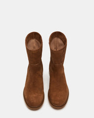 BATES Brown Suede Women's Boot | Steve Madden outlet