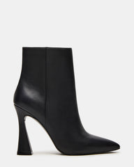 BOLERO Black Leather Pointed-Toe Heeled Women's Ankle Boot | Steve Madden for Sale