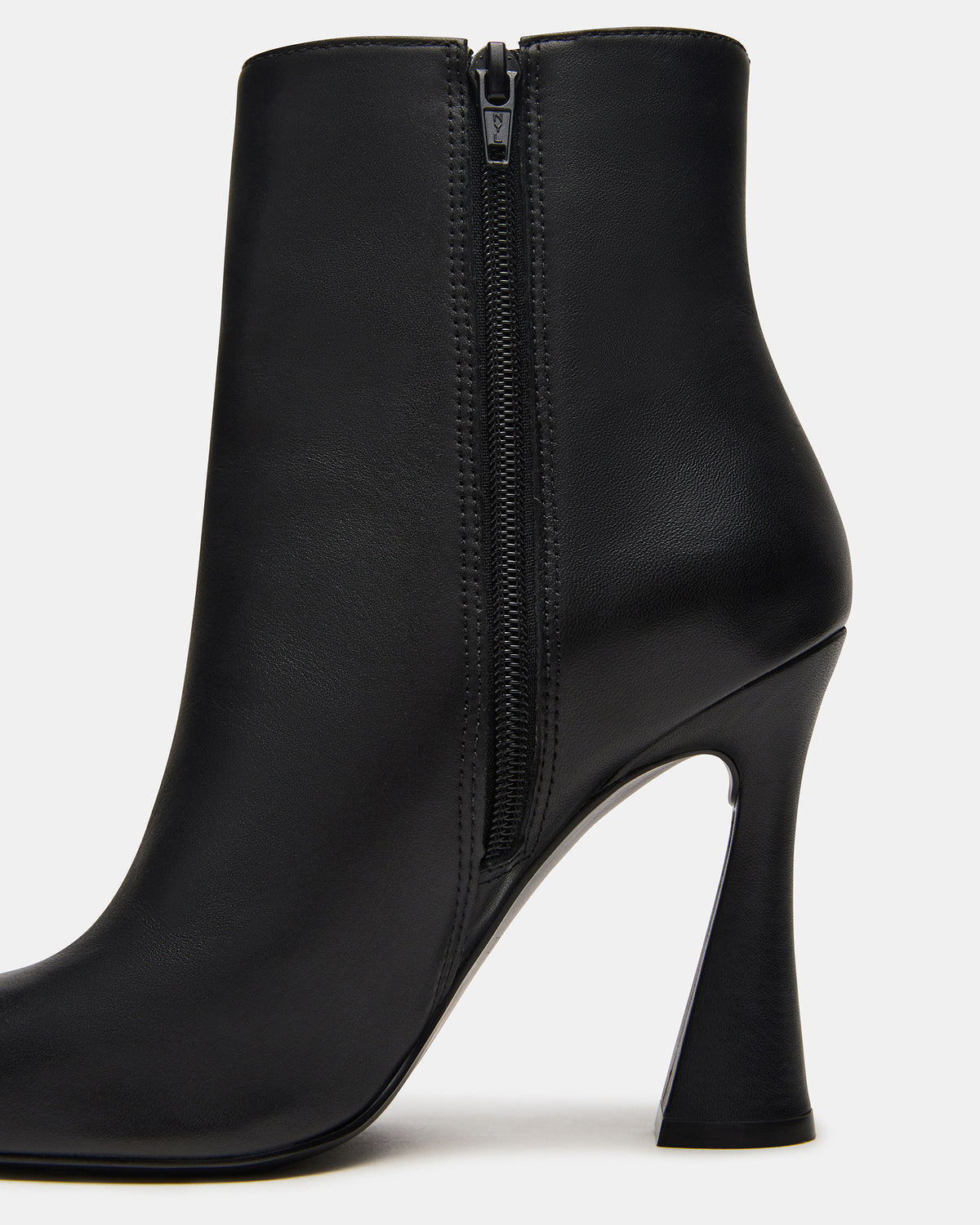 BOLERO Black Leather Pointed-Toe Heeled Women's Ankle Boot | Steve Madden for Sale