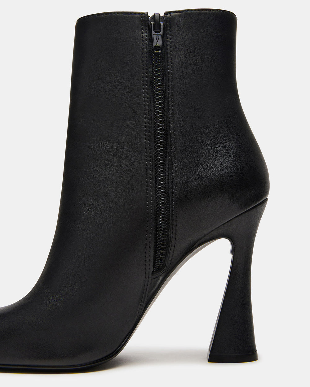 BOLERO Black Leather Pointed-Toe Heeled Women's Ankle Boot | Steve Madden for Sale